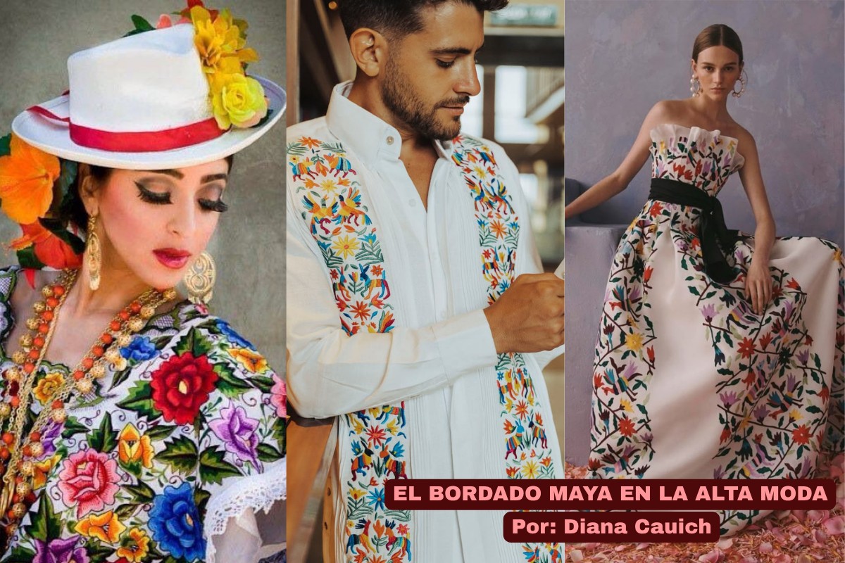 El bordado maya en la alta moda