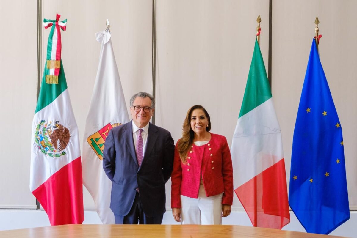 Encuentro con embajador de Italia potencia al Caribe Mexicano