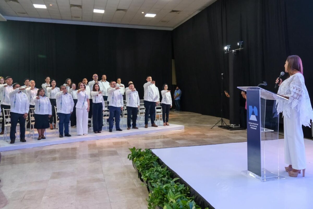 Toma de protesta de la CANACO Chetumal-Tulum