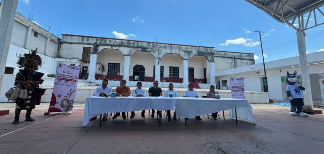 Juegos infantiles con actividades comunitarias en Kantunilkín. Autoridades estatales impulsan acciones con actividades tradicionale