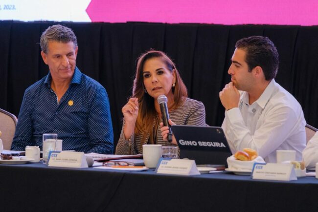 Mara Lezama presenta Distrito Financiero y Tecnológico de Cancún ante el CCE, que impulsará empleos, innovación e inversión