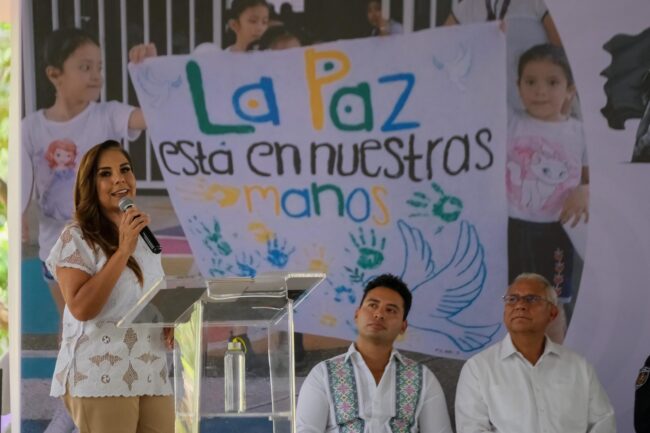 Primera Feria de la Paz en Villas Otoch reúne a Mara Lezama y Rocío García para acercar servicios gratuitos y fortalecer el bienestar social.