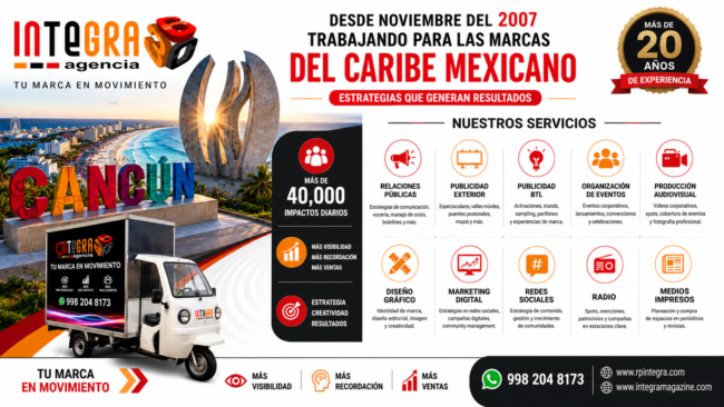 publicidad exterior en Cancún