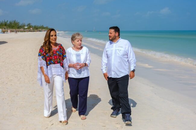 Mara Lezama reafirma ante Claudia Sheinbaum el compromiso de Quintana Roo con el desarrollo sustentable y el ecoturismo en Holbox