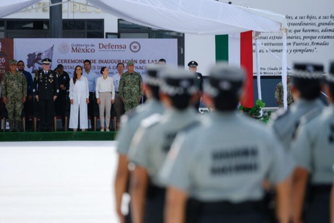 Inauguran Mara Lezama y Guardia Nacional nuevas instalaciones de la Coordinación General de Seguridad para protección del Tren Maya