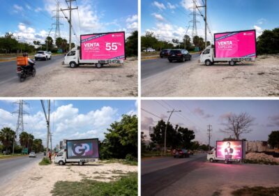 pantallas publicitarias Cancún