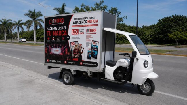 publicidad en movimiento Cancún