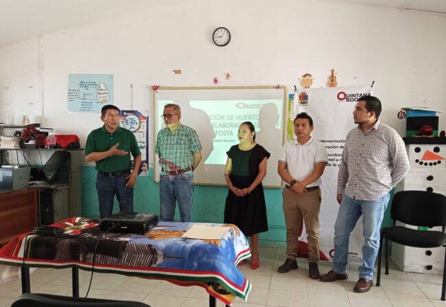 INMAYA fortalece el bienestar comunitario con taller de huertos escolares en la comunidad Sacxan, cimentando enseñanza y autosuficiencia