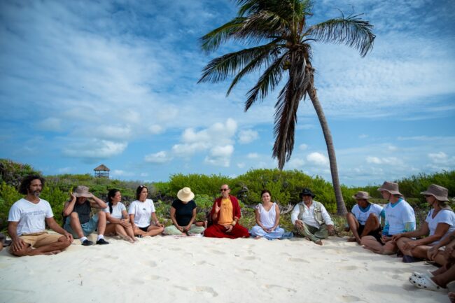FPMC conmemoró el Día Internacional de Conservación del Ecosistema de Manglares con restauración ambiental y meditación en Punta Sur.