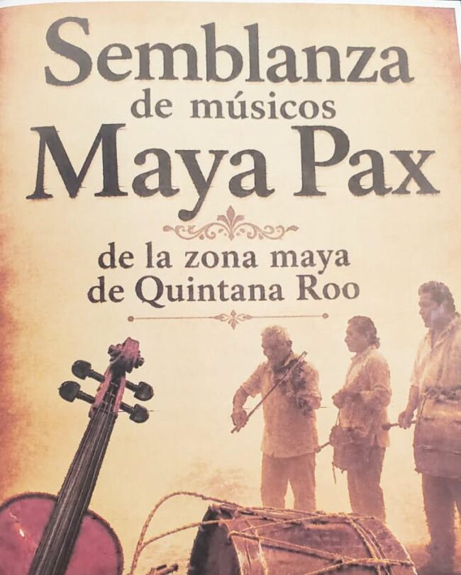 Presentación de la Semblanza de Músicos Maya Pax encabezada por el INMAYA en Felipe Carrillo Puerto.