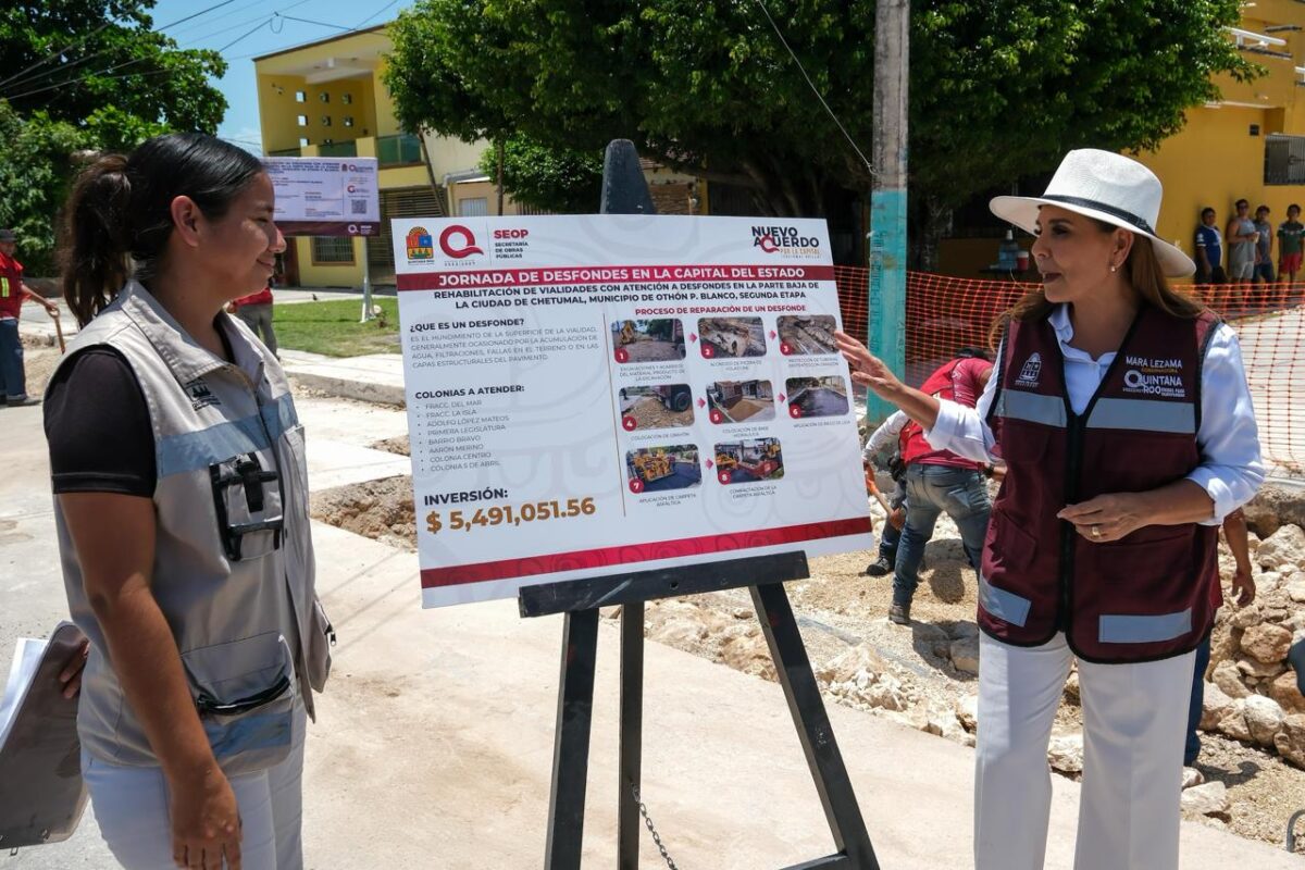 Inician Programa de atención a desfondes en Chetumal