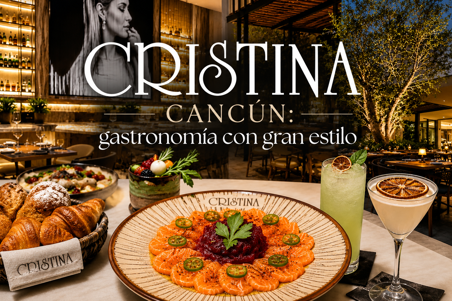 Cristina Cancún: gastronomía con gran estilo Cristina Cancún: gastronomía con gran estilo