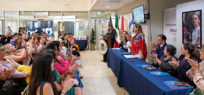 Mara Lezama reconoce en Orlando a emprendedoras mexicanas durante séptima edición del programa "Mexicanas Emprende 2026" en Orlando.