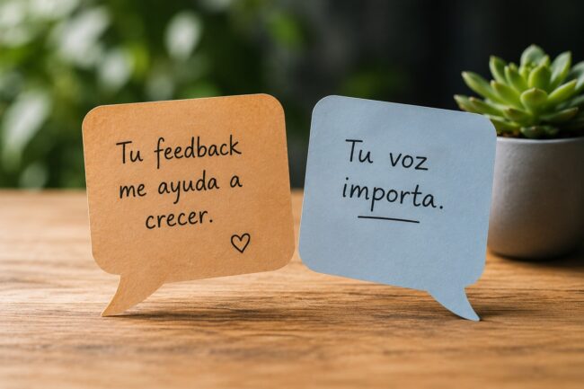 Feedback para fortalecer la confianza, la seguridad psicológica y el liderazgo dentro de los equipos de trabajo.