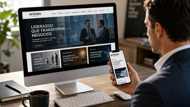 Contenido empresarial de Cancún en medios digitales