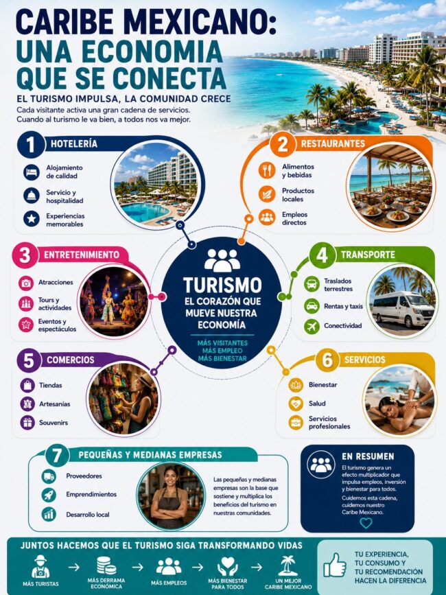 Reputación del Caribe Mexicano: descubre cómo influye en el turismo y la economía local y por qué todos podemos apoyar nuestros destinos