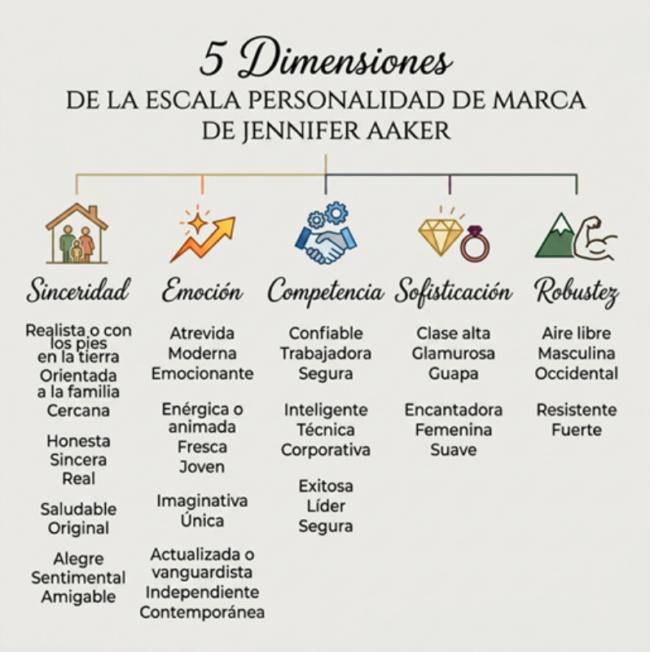 Escala personalidad de marca corporativapersonalidad de marca Brand Persona identidad de marca