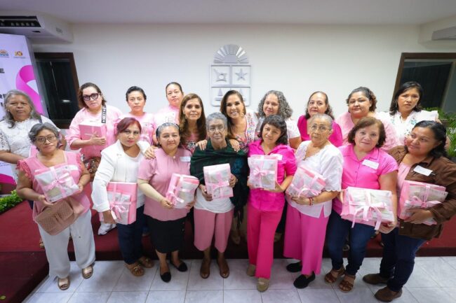 Octubre Rosa impulsa la prevención del cáncer de mama en Quintana Roo, con detección oportuna, mastografías y acciones de acompañamiento.