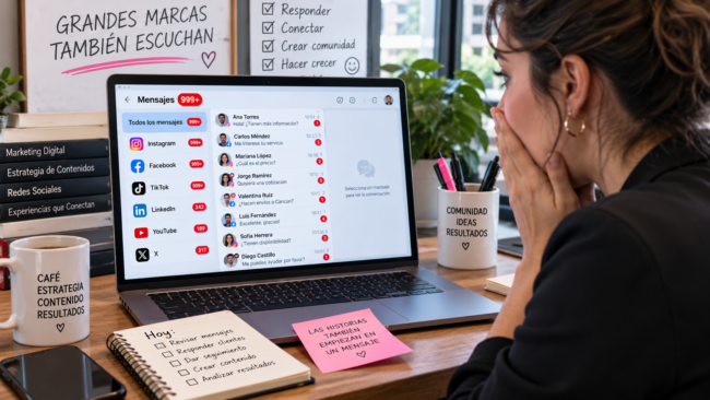 dejar mensajes sin responder error en estrategia de marketing digital