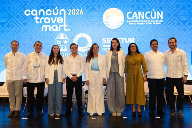 Encabeza Mara Lezama la inauguración del Cancún Travel Mart 2026