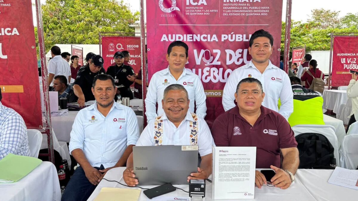 INMAYA acerca servicios a población indígena en Calderitas