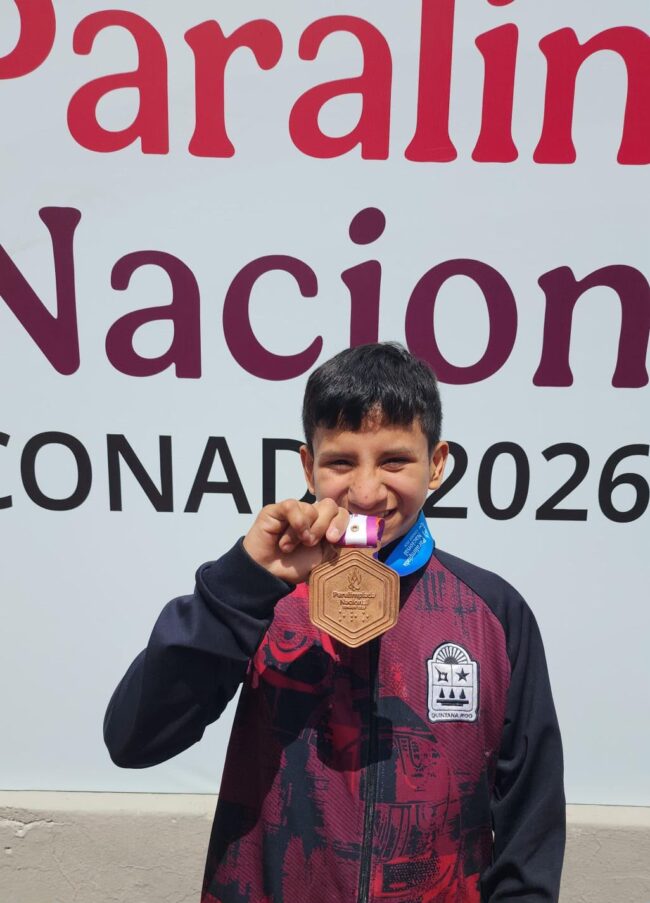 Paratletas de Quintana Roo celebran sus resultados y las 29 medallas obtenidas en la Paralimpiada Nacional CONADE 2026.