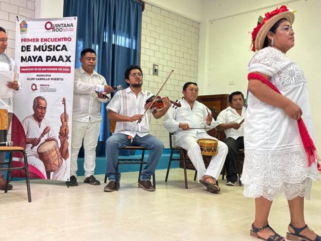 INMAYA fortalece la Maya Paax y la seguridad alimentaria en Felipe Carrillo Puerto mediante acciones culturales y comunitarias.