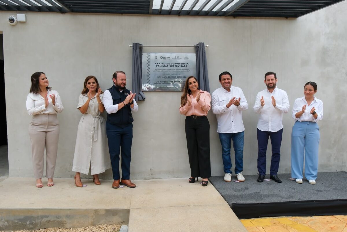 Mara Lezama inaugura CECOFAM en Chetumal