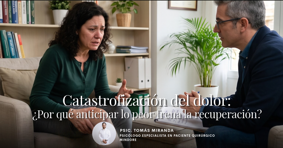 Catastrofización del dolor Catastrofización del dolor