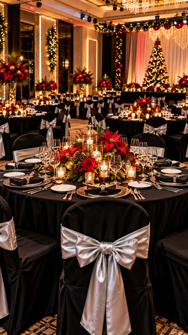 Montaje y mobiliario para posadas empresariales en Cancún Eventos corporativos